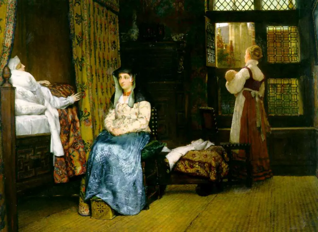 Alma Tadema: A Birth Chamber