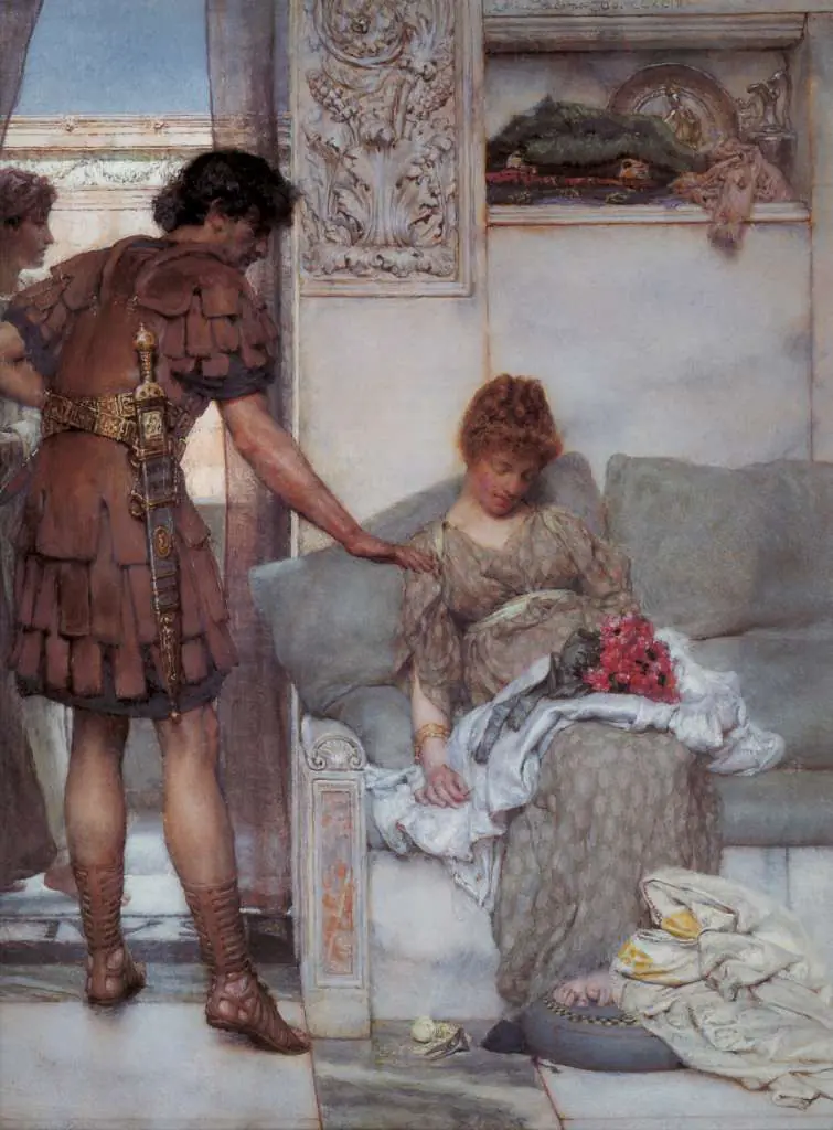 Alma Tadema: A Silent Greeting