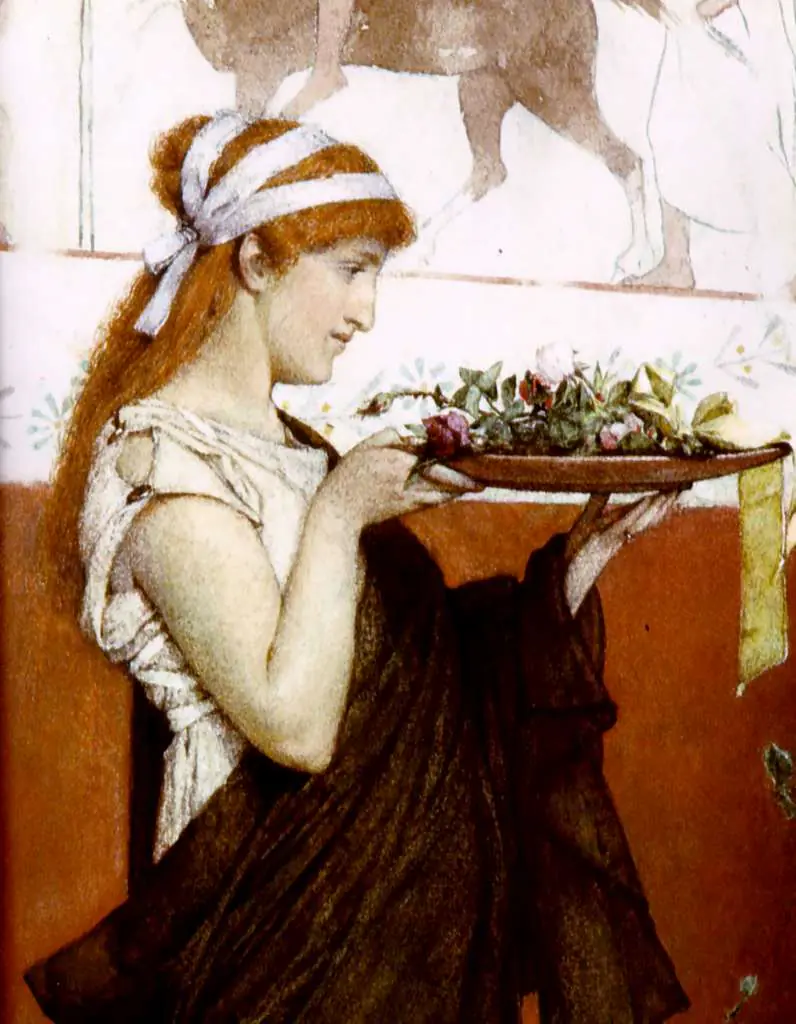 Alma Tadema: A Votive Offering
