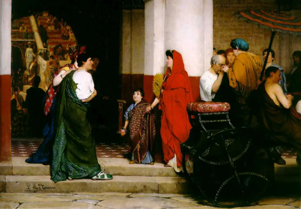 Alma Tadema: Entrance To A Roman Theatre