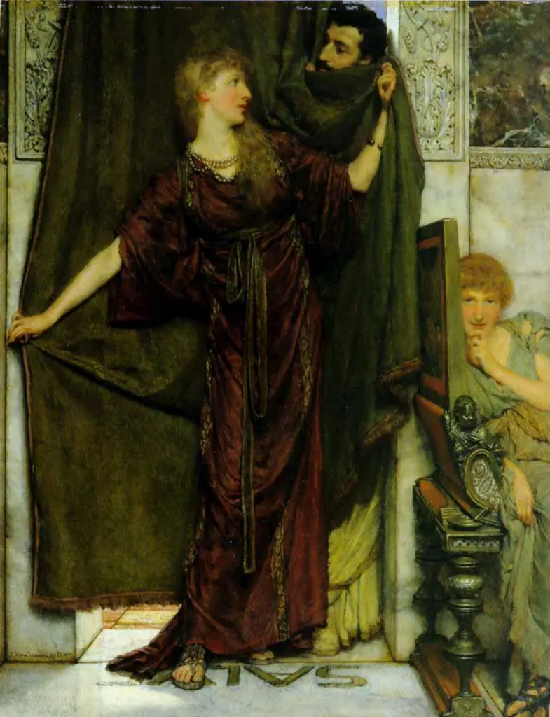 Alma Tadema: Not At Home