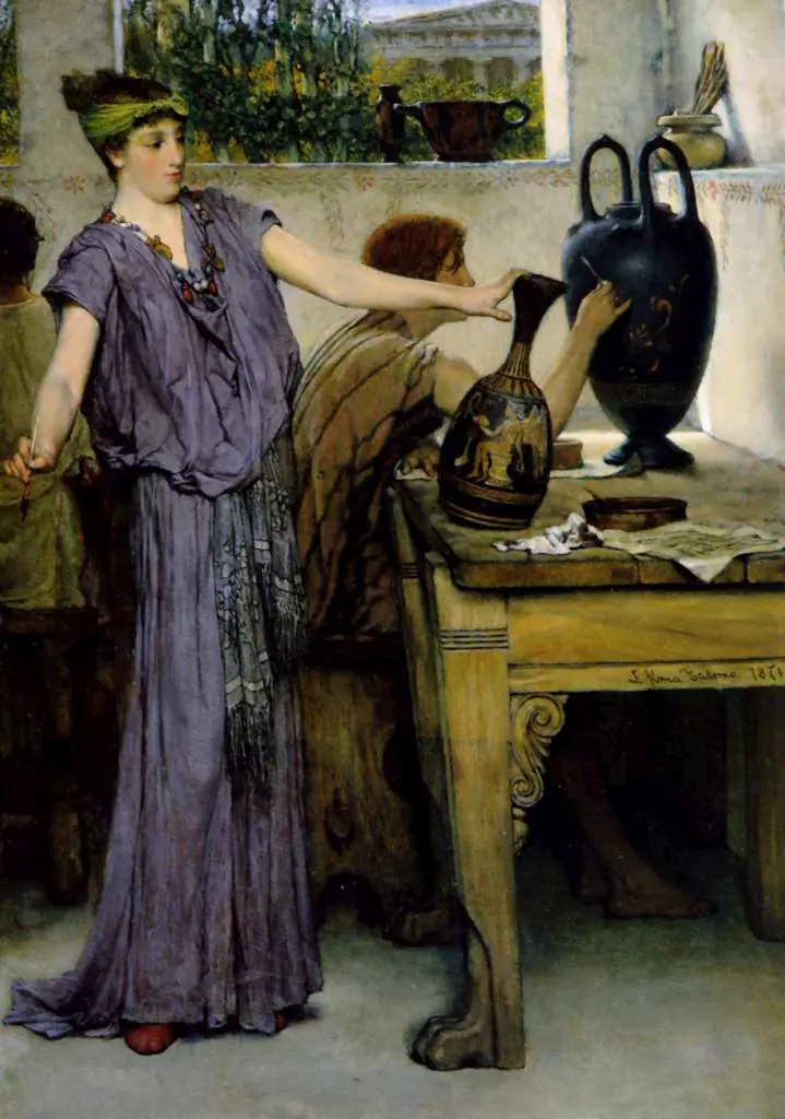 Alma Tadema: Pottery Painting