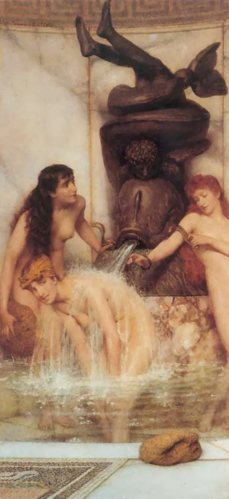 Alma Tadema: Strigils And Sponges