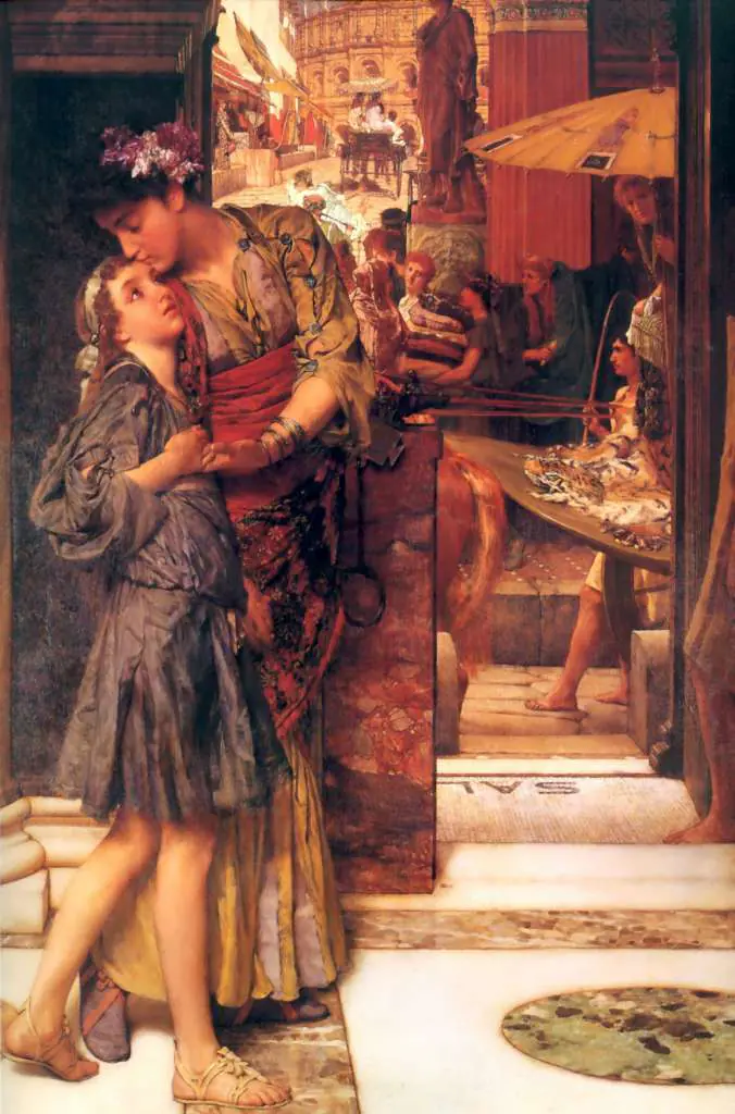 Alma Tadema: The Parting Kiss