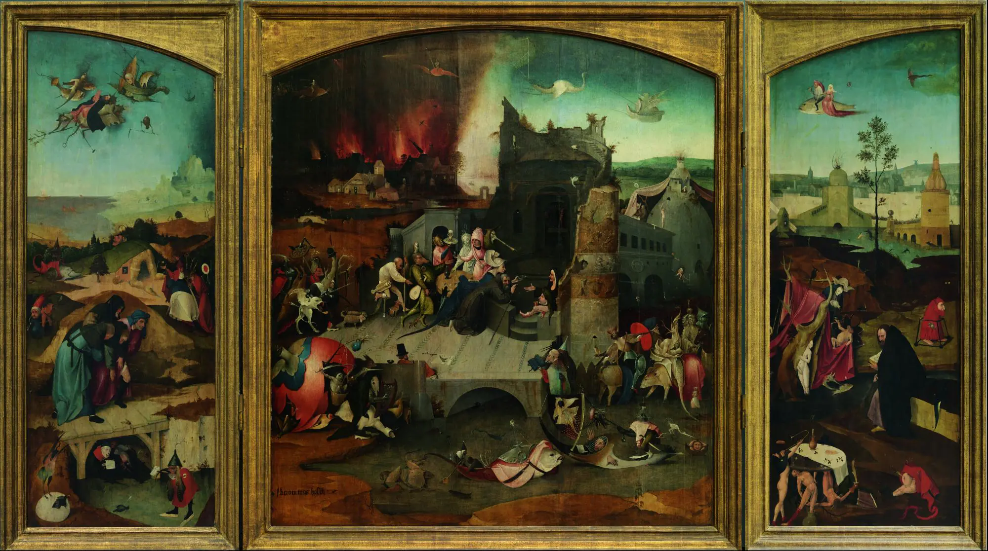 Bosch: The Temptation Of St Anthony Frame