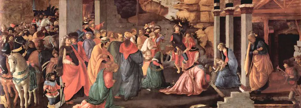 Botticelli: Adoration Of The Holy Three Kings