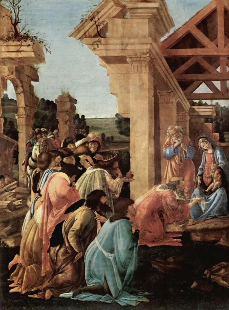 Botticelli: Adoration Of The Kings Washington Detail2