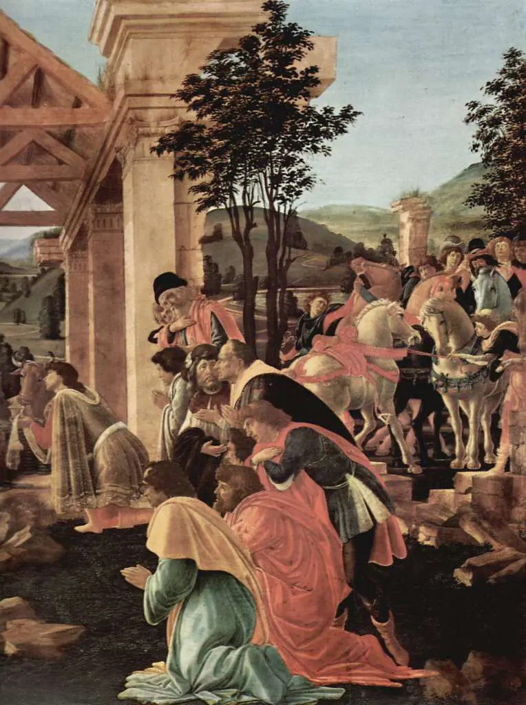 Botticelli: Adoration Of The Kings Detail