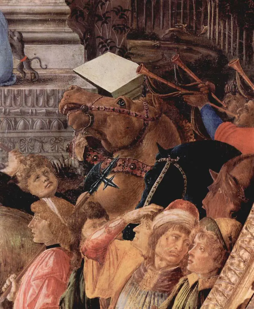 Botticelli: Adoration Of The Kings Detail3