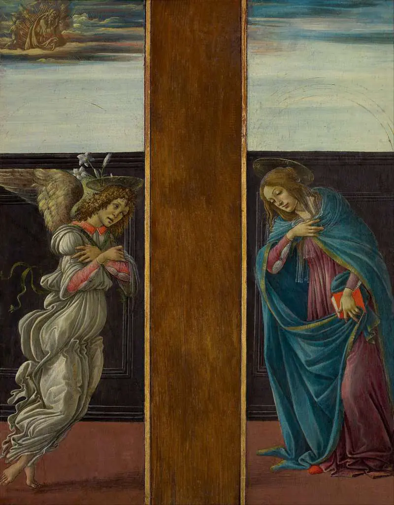 Botticelli: Annunciation-2