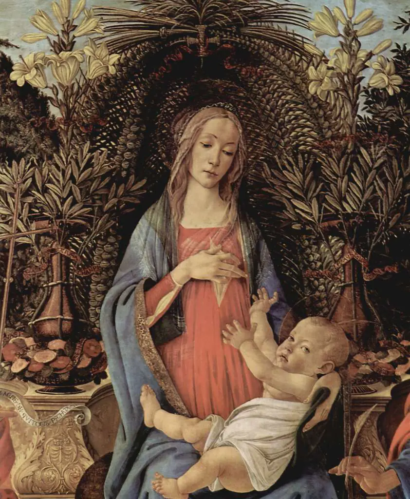 Botticelli: The Virgin and Child Enthroned (Bardi Altarpiece)