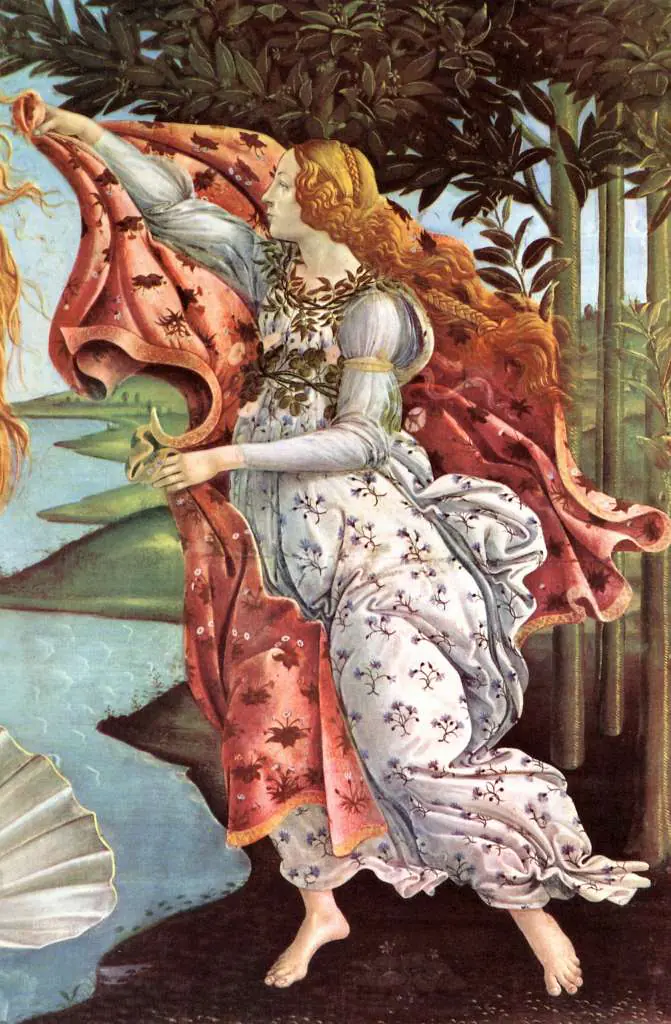 Botticelli: Birth Of The Venus Detail 4