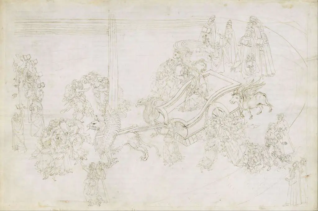 Botticelli: Drawings For Dante-s Divine Comedy-purgatorio 31