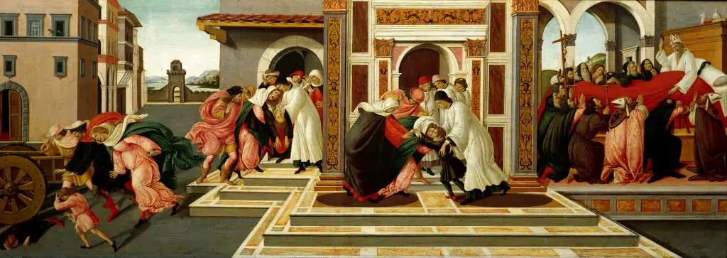 Botticelli: Last Miracle And The Death Of St. Zenobius