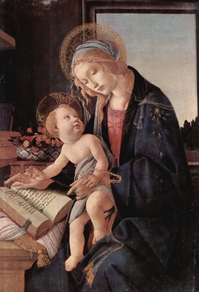 Botticelli: Madonna Of The Book