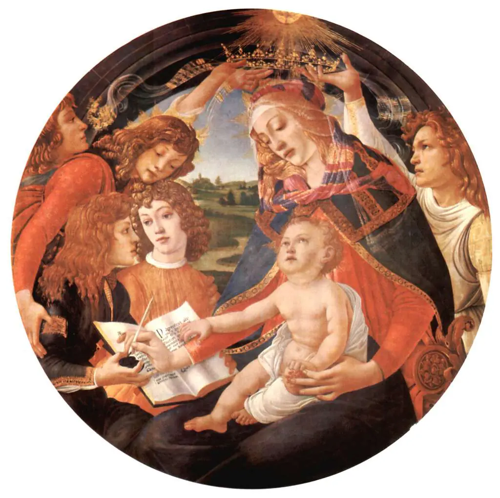 Botticelli: Madonna With Christ Child And Angels