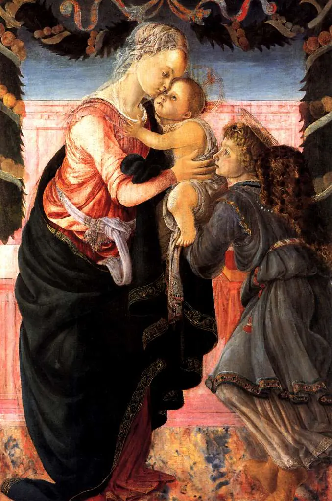 Botticelli: Madonna With Child And An Angel