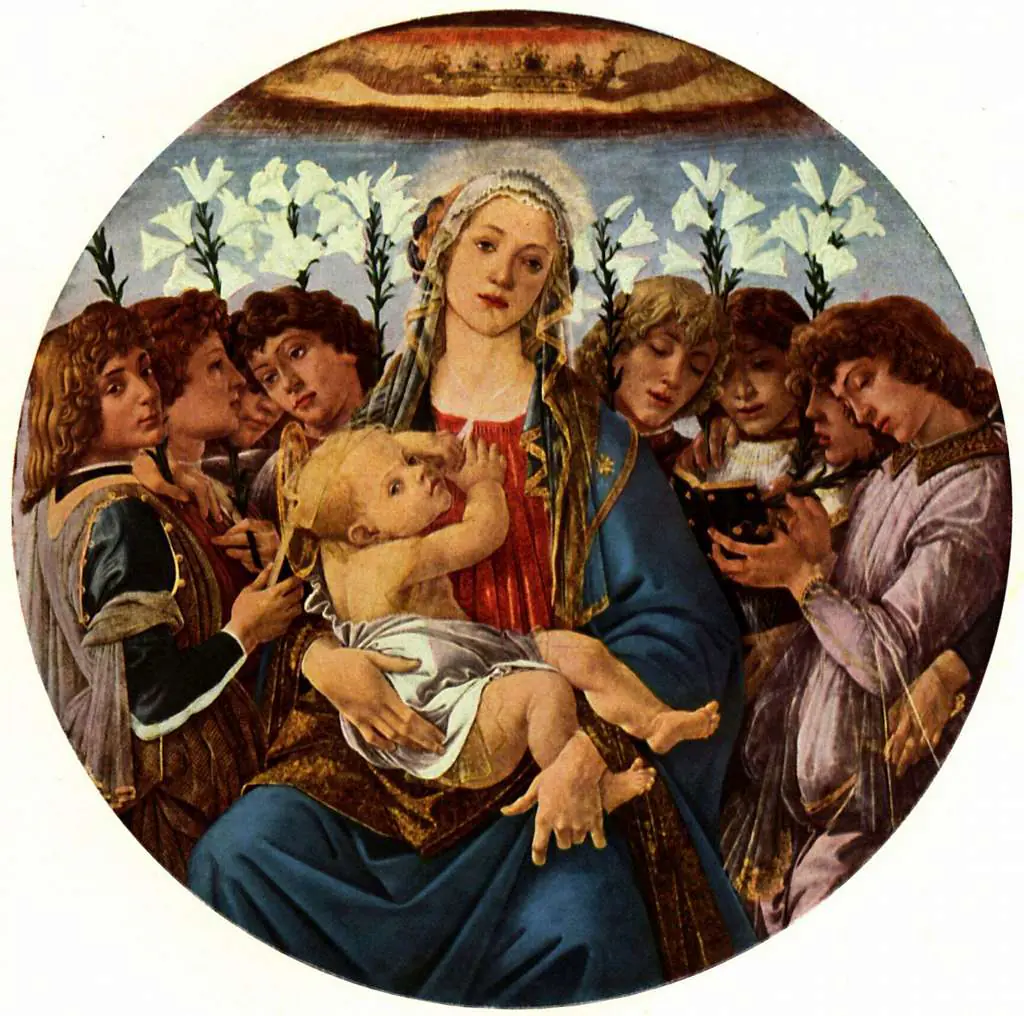 Botticelli: Madonna With Eight Singing Angels