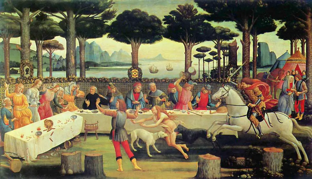 Botticelli: Nastagio Degli Onesti Third Episode