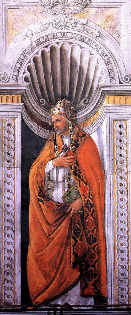 Botticelli: Portrait Of The Pope Staint Sixtus Ii