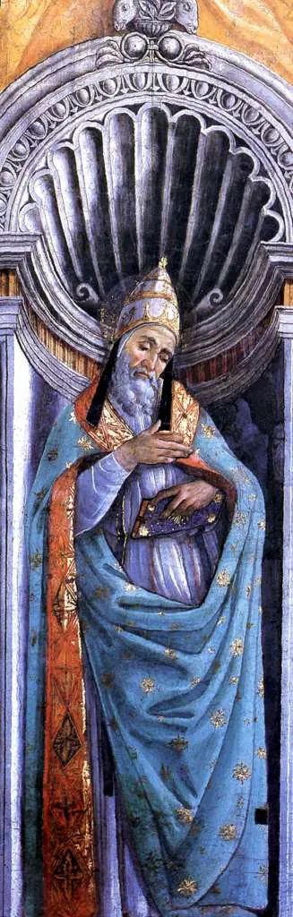 Botticelli: Portrait Of The Pope Staint Stephan I