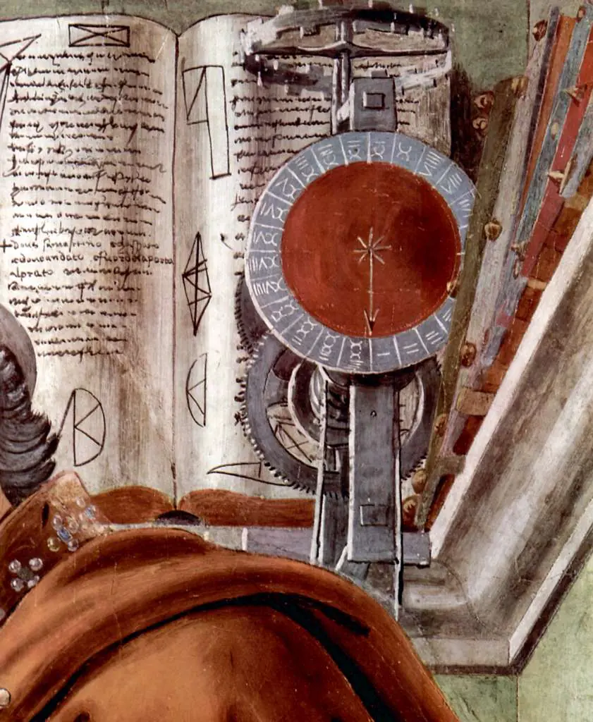Botticelli: St. Augustinus In Prayer Detail
