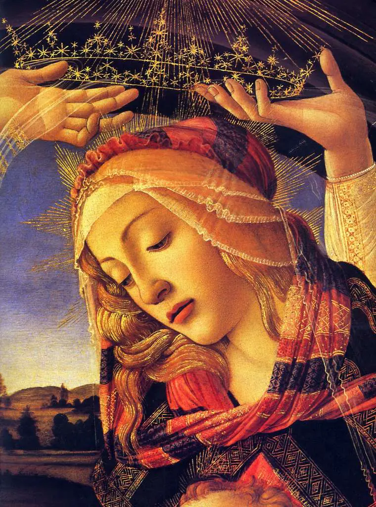 Botticelli: The Madonna Of The Magnificat Detail