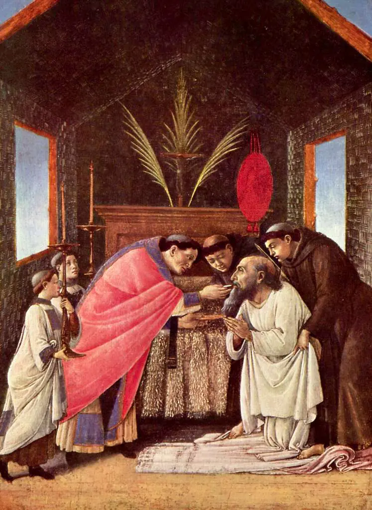 Botticelli: The Last Coming Union Of The St. Hieronymus