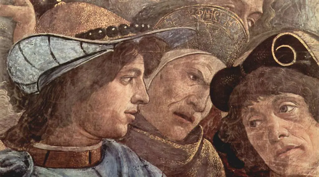 Botticelli: The Punishment Of The Leviter Detail2