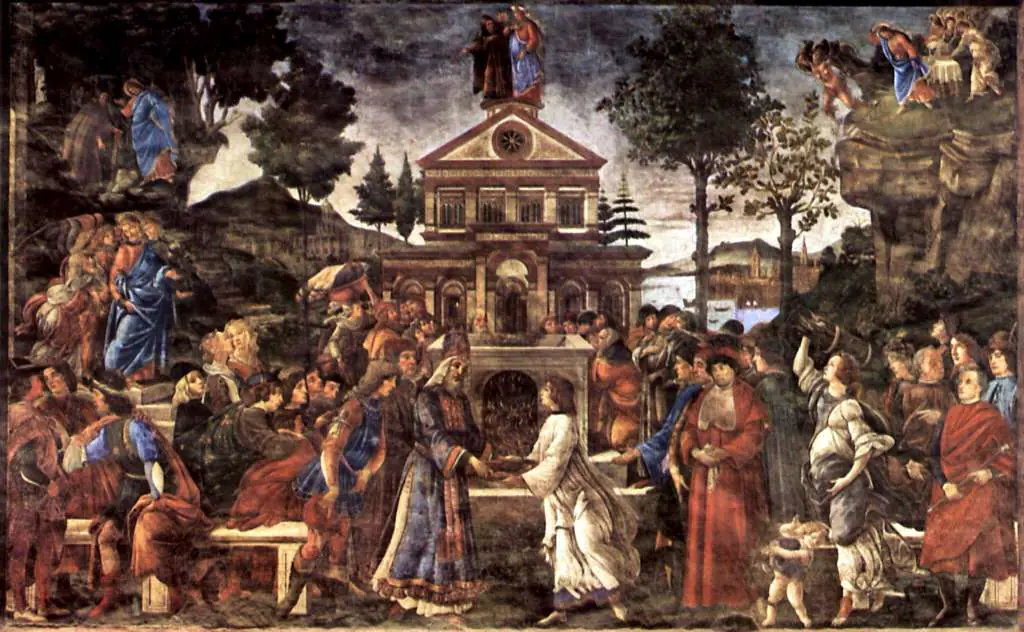 Botticelli: The Temptation Of Christ