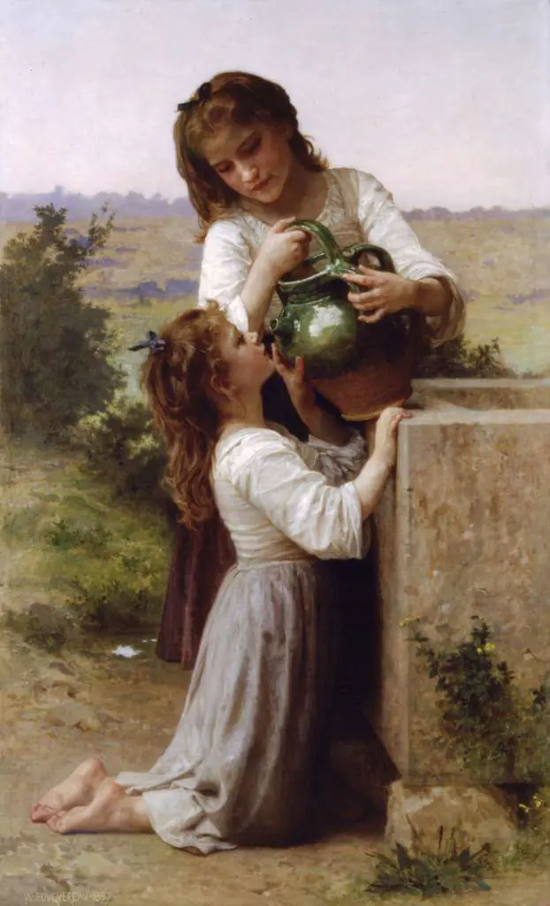 Bouguereau: A La Fontaine