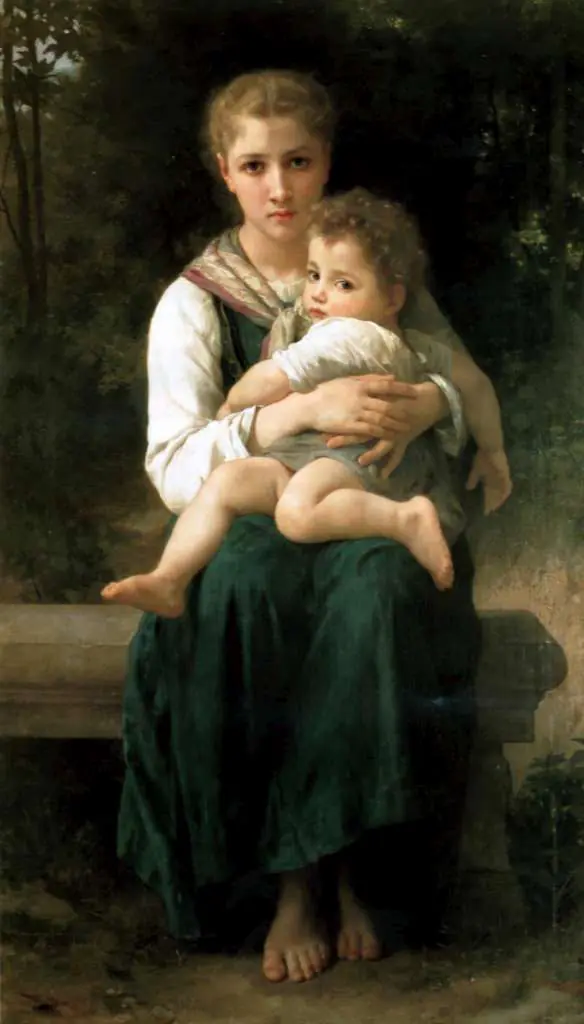 Bouguereau: Brother And Sister