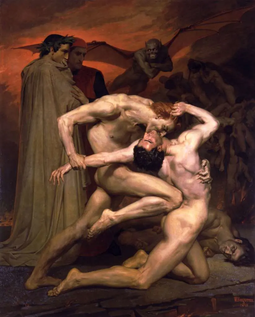 Bouguereau: Dante Et Virgile Au Enfers