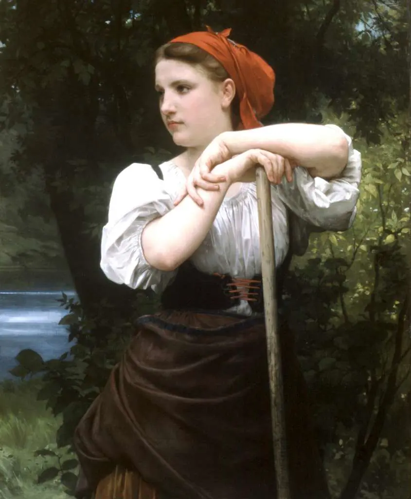 Bouguereau: Faneuse