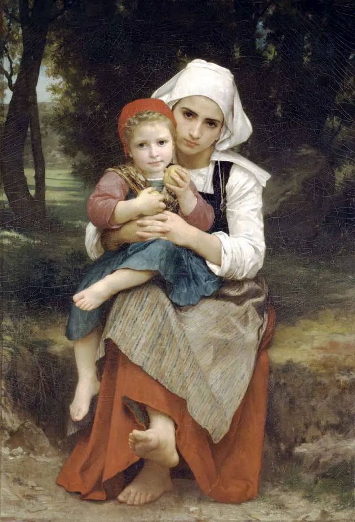 Bouguereau: Frere Et Soeur Bretons