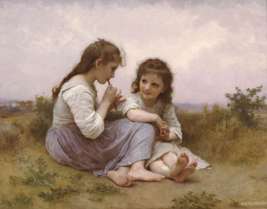 Bouguereau: Idylle Enfantine