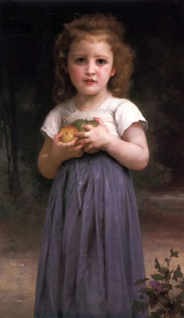 Bouguereau: Jeune Fille Et Enfant