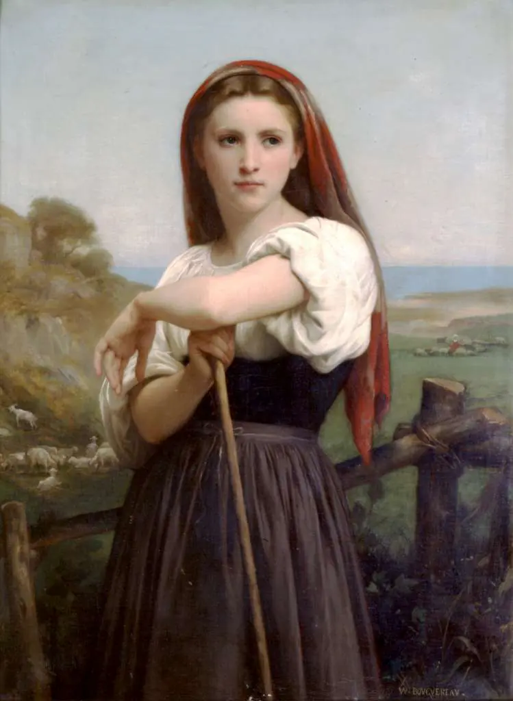 Bouguereau: Jeune Bergere 1868
