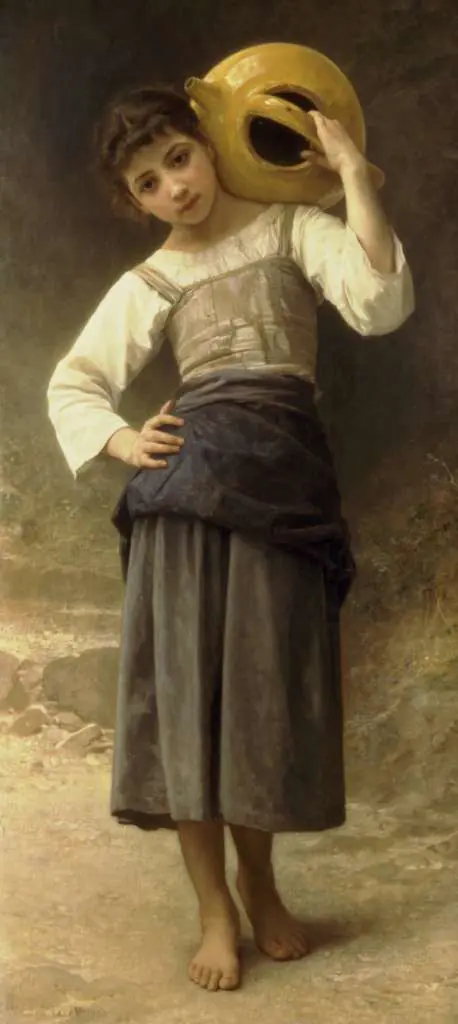 Bouguereau: Jeune Fille Allant A La Fontaine