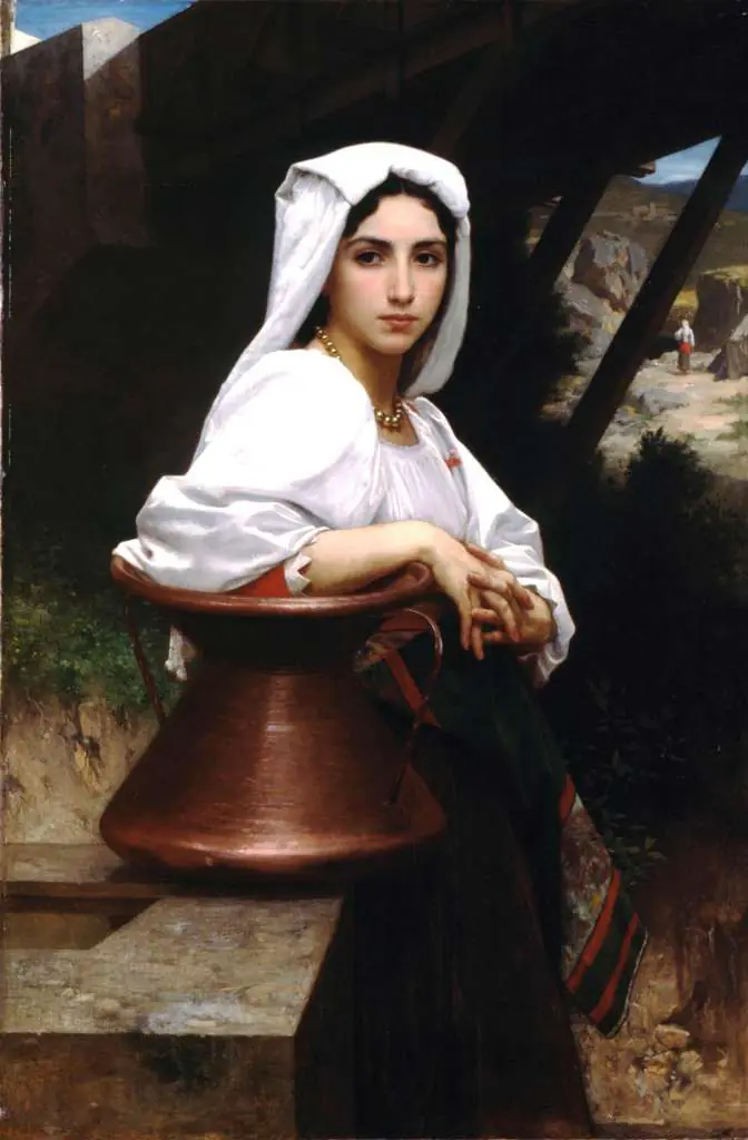 Bouguereau: Jeune Italienne Puisant De Leau