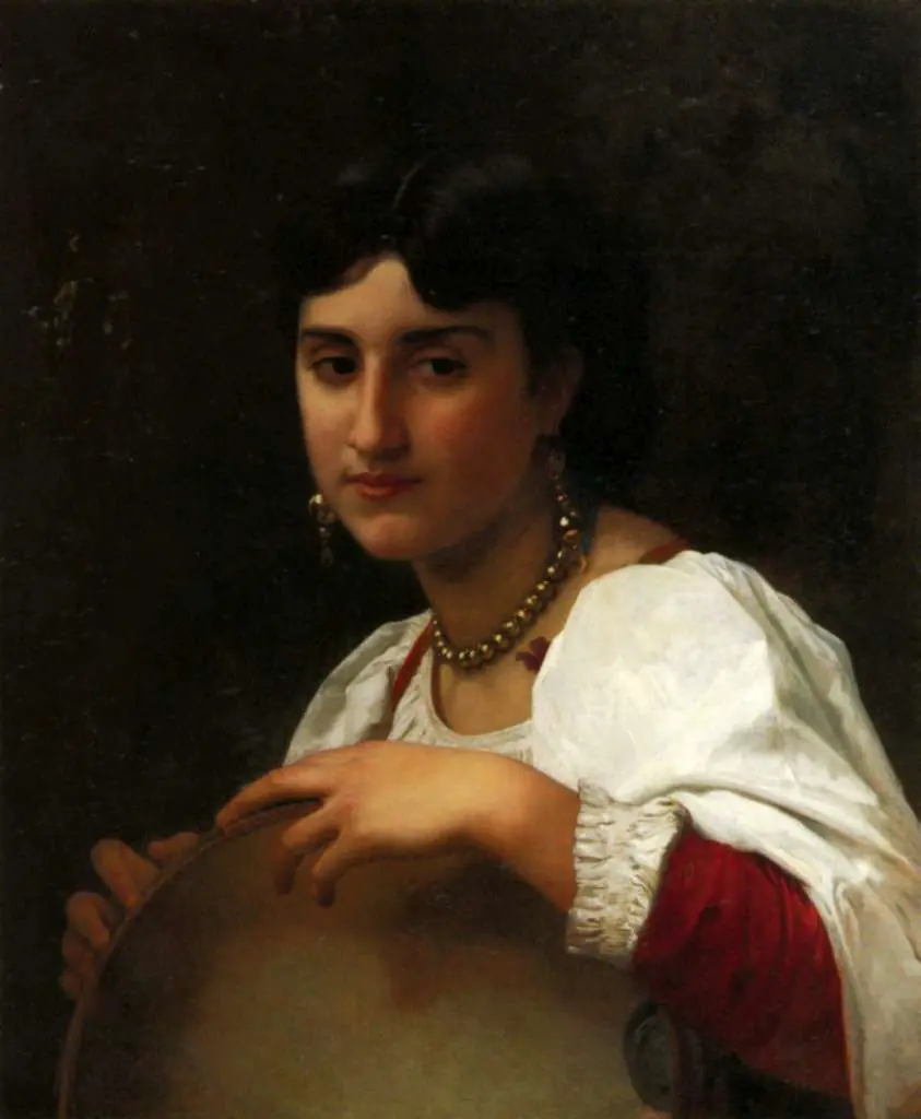 Bouguereau: L Italienne Au Tambourin