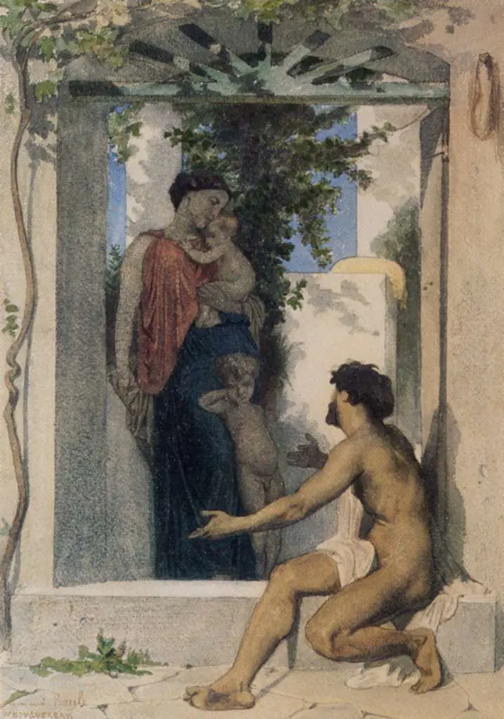 Bouguereau: La Charite Romaine