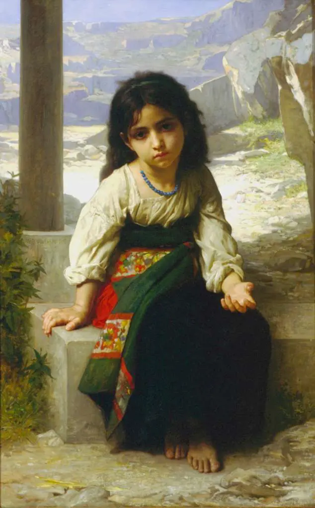 Bouguereau: La Petite Mendiante