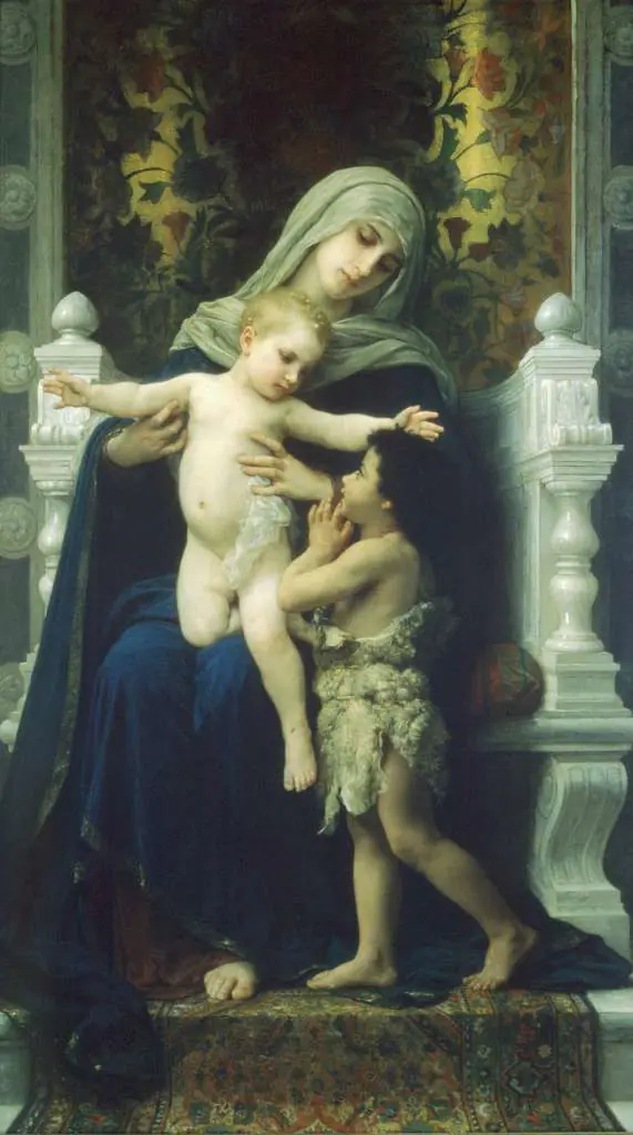 Bouguereau: La Vierge Lenfant Jesus Et Saint Jean Baptiste2