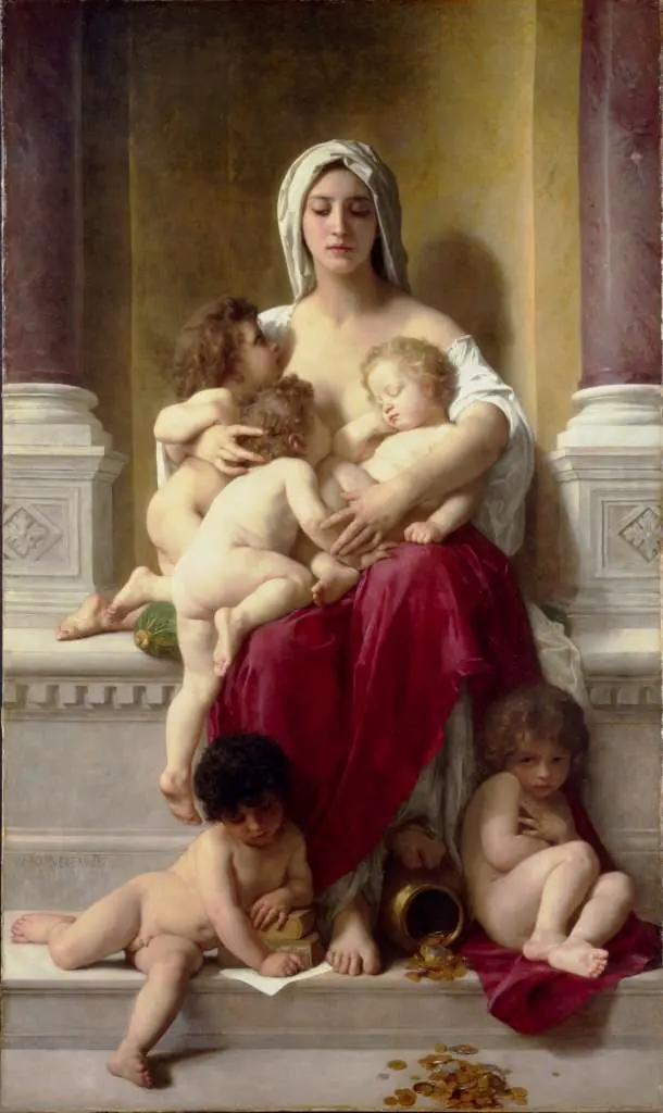 Bouguereau: La Charite