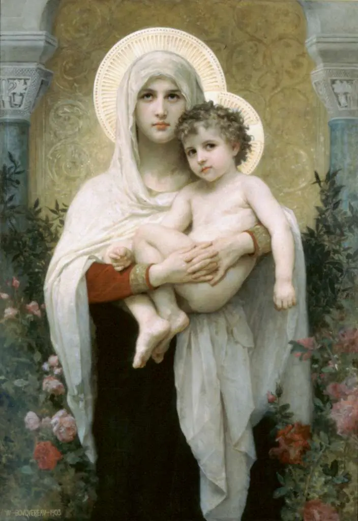 Bouguereau: La Madone Aux Roses