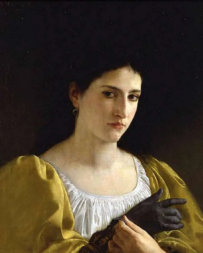 Bouguereau: Lady With Glove 1870