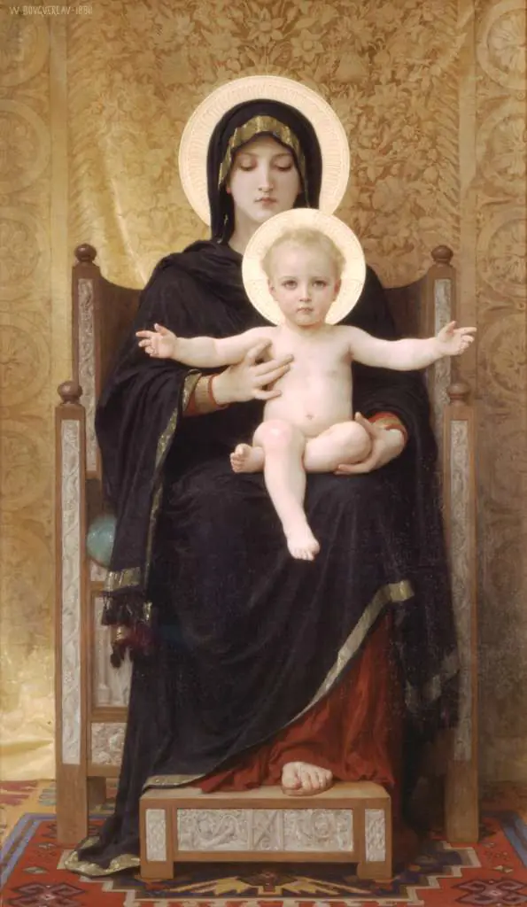 Bouguereau: Madone Assise