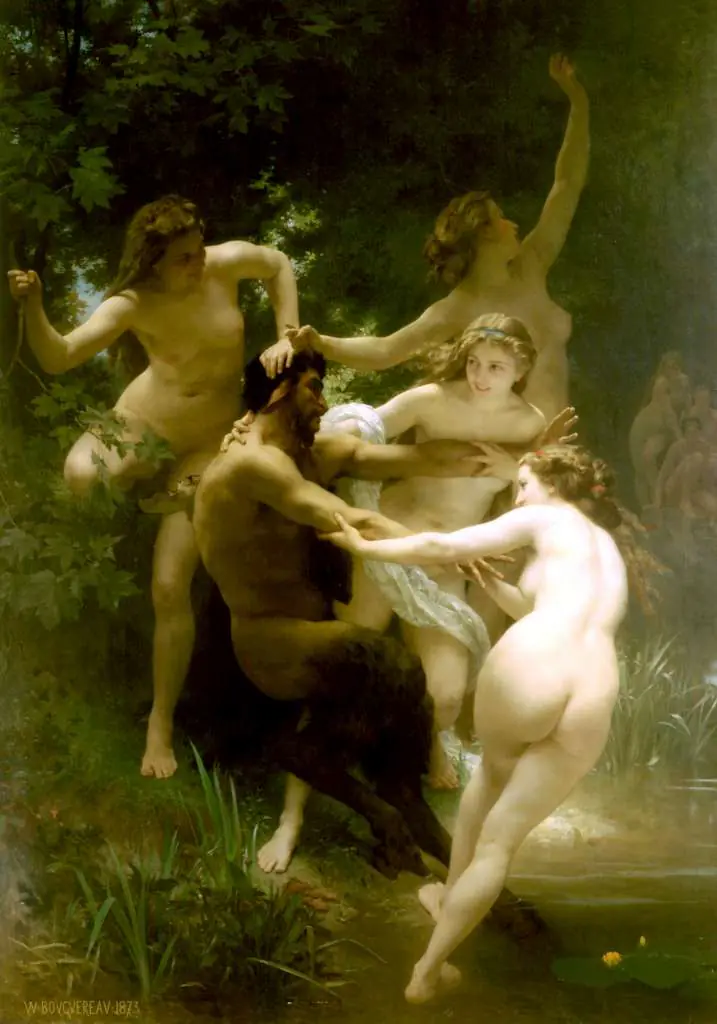 Bouguereau: Nymphes Et Satyre