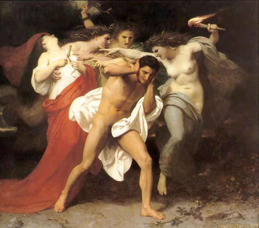 Bouguereau: Orestes Pursued By The Furies